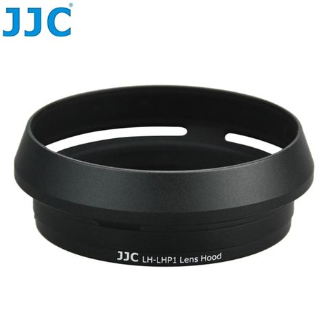 JJC副廠遮光罩LH-LHP1(相容索尼原廠SONY遮光罩LHP-1遮光罩,金屬)適DSC-RX1 RX1R E 16mm 20mm f/2.8 28mm f2 30mm f3.5 35mm 50mm f1.8 55-210mm f4.5-6.3 OSS Sonnar T*E 24mm T% FE 35mm ZA太陽罩新力遮光罩lens hood