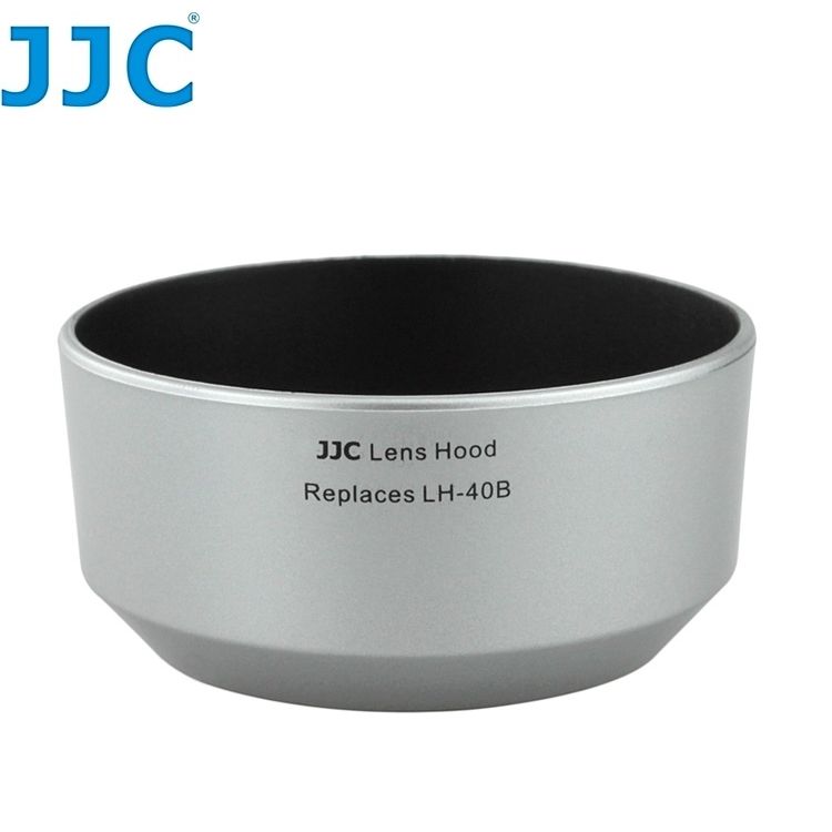 JJC Olympus遮光罩LH-40B遮光罩LH-J40B銀色(可反裝,副廠遮光罩非Olympus原廠遮光罩)適M.Zuiko Digital 45mm f1.8 1:1.8 MZD M43