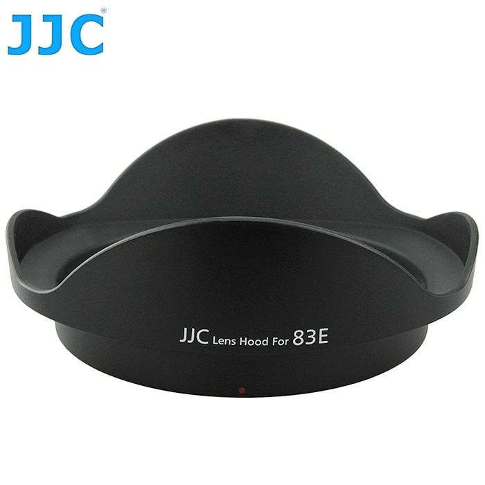 JJC  Canon副廠EW-83E遮光罩(黑色)LH-83E相容佳能原廠太陽罩lens hood