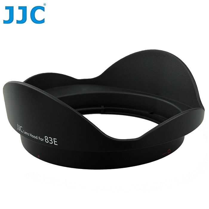 JJC  Canon副廠EW-83E遮光罩(黑色)LH-83E相容佳能原廠太陽罩lens hood