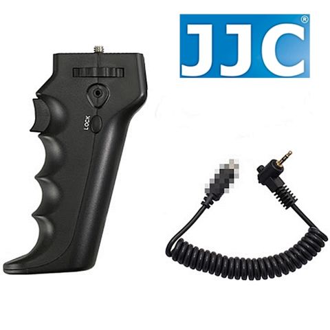 JJC槍把握把手柄快門線遙控器HR+Cable-R(可換線設計for不同品牌相機身)適富士適GFX 50S X-Pro2 X-H1 X-T2,X-T1 IR X-T20,X-T10 X-A5,X-A3,X-A2,X-A1