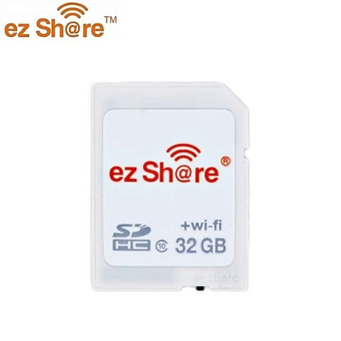 易享派ezShare無線wi-fi SD記憶卡32G wifi熱點(開年公司貨)SDHC卡32GB ES32G(Class 10,分享照片google+FB臉書facebook)ez Share ES100 explorer