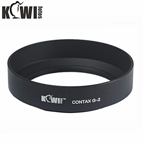 KIWIFOTOS副廠金屬黑色遮光罩Zeiss CONTAX-G G-2遮光罩相容GG-2遮光罩,適G45 45mm f2.0 f2遮陽罩F/2.0 F/2 GG-2太陽罩1:2.0 1:2遮罩lens hood