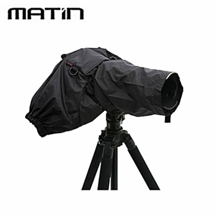 Matin 馬田 韓國製造數位單眼相機防雨罩M-7100(可雙手操作)雙袖防風罩 單眼相機防塵罩 單反DSLR相機雨衣防雨套 微單眼相機防水套 相機防水罩 防塵罩防水袋