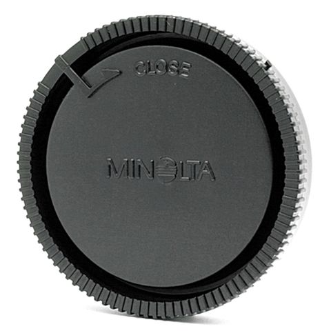 副廠美能達Konica-Minolta鏡頭後蓋MA鏡頭背蓋AF鏡頭尾蓋(Minolta字樣)相容Minolta原廠鏡頭後蓋L-R-1000後蓋,適alpha接環Minolta鏡頭保護蓋alpha