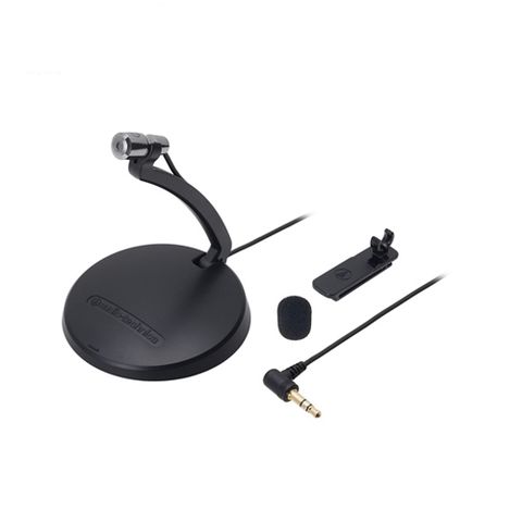 audio-technica 鐵三角 日本麥克風AT9931PC麥克風(兩用:可調高度的座式和領帶夾式)防風全指向高感度電容式mic收音麥克風micphone錄音麥克風微音器 適PC Wins Windows