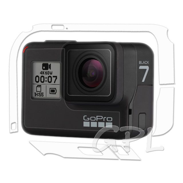  (2入)GoPro HERO 7 主機專用透明保護膜 機身膜(防污 防指紋)