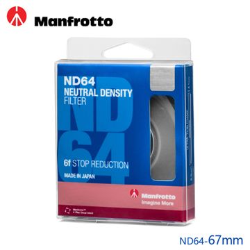 Manfrotto 曼富圖 67mm ND64 減光鏡