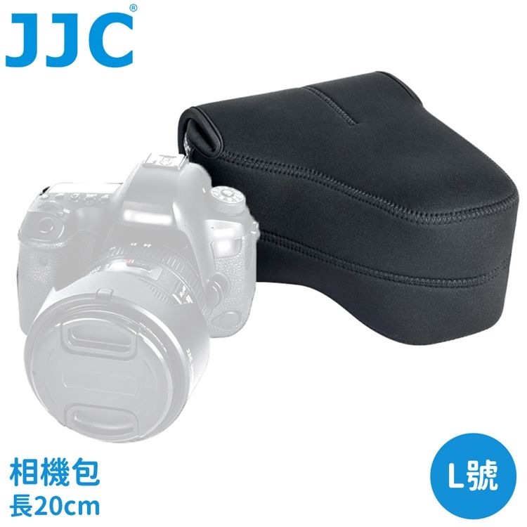 JJC 防潑水相機包防刮防震包OC-MC3BK大(黑色L款;尺寸適15x11.5x20cm內)無反相機袋內膽包輕單眼相機包camera bag