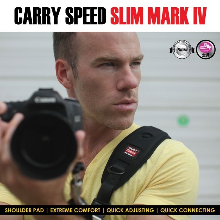 CARRYSPEED 美國減壓相機背帶4代SLIM窄版MARK IV含快拆板相機減壓背帶輕單眼相機揹帶斜肩揹帶FS