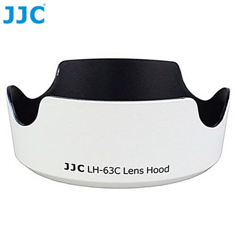 JJC (白色)副廠Canon相容佳能原廠EW-63C遮光罩LH-63C WHITE適RF 24-50mm F4.5-6.3 S 14-30mm F4-6.3 IS STM