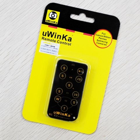 uWinka 副廠尼康佳能賓得士通用7合1紅外線遙控器RC-C3相容ML-L3 RC-1 RC-5 WL-DC100 REMOTE E F Konica Minolta RC-3 C3