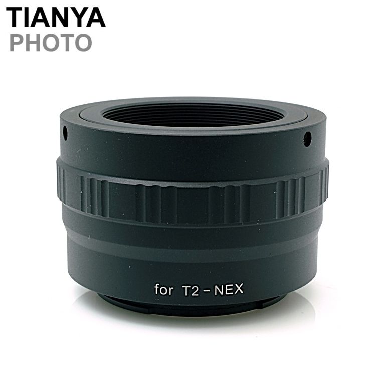  T-Mount轉NEX望遠鏡頭轉接環T2-NEX(即T鏡頭轉SONY索尼E-Mount相機身)T2轉NEX T2轉E for T-NEX T2轉FE