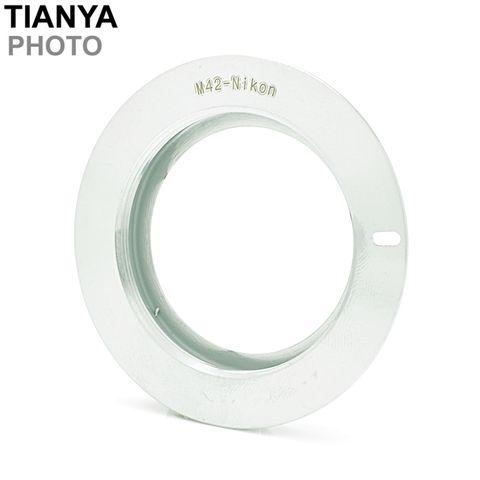 Tianya 天涯 有遮蔽環M42轉F鏡頭轉接環(無電子晶片蕊片;M42鏡頭接F卡口相機身)M42-F轉接環 M42轉尼康轉接環M42-F轉接環M42-Nikon轉接環適Pentax smc大姑媽takumar