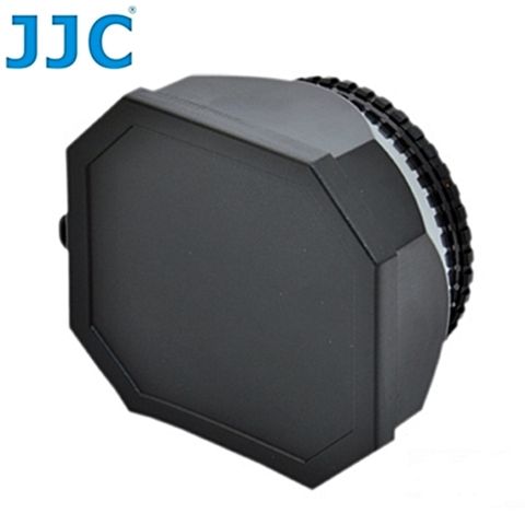 JJC塑膠37mm遮光罩LH-DV37B(四比三攝錄影機DV遮光罩,附蓋子,方型遮光罩)37mm螺口遮光罩 37mm螺牙遮光罩 37mm螺紋遮光罩 37mm太陽罩矩型遮光罩遮陽罩遮罩Lens Hood