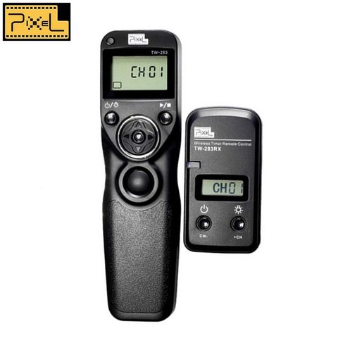品色PIXEL無線電Nikon快門線定時遙控器TW-283/DC0(相容尼康原廠MC-30 MC-20 MC-36 MC-36A)適D6,D5,D4,D4,D3,D2,D1,D850,D810,D800,D700,D500