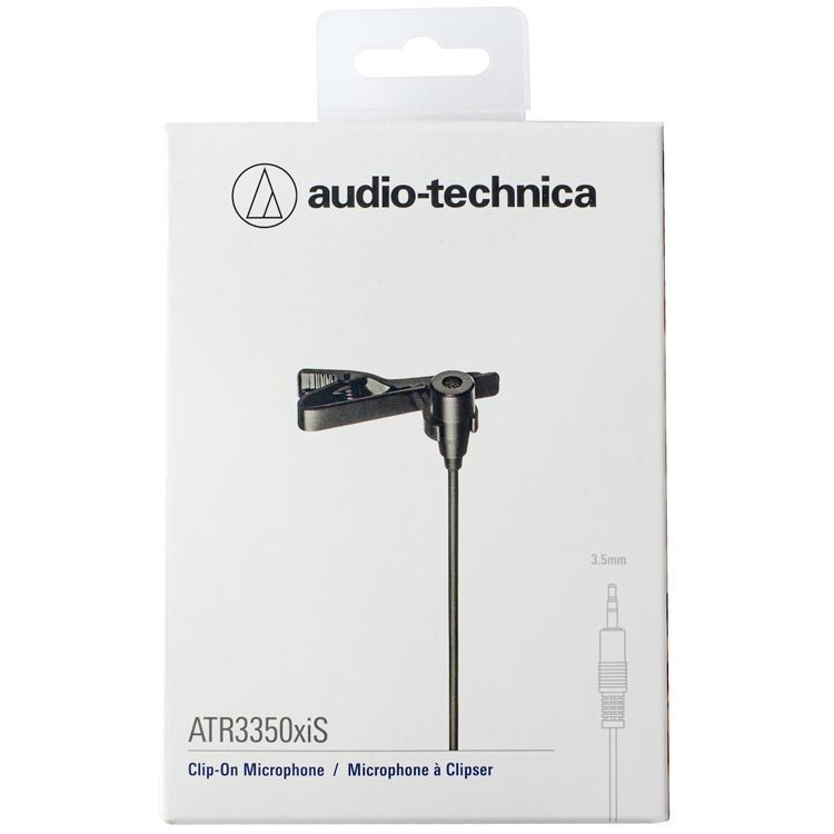 audio-technica 鐵三角 日本領夾式麥克風ATR3350XiS高敏感度電容式全指向性麥克風含手機轉接器