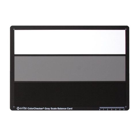 X-Rite ColorChecker灰階卡Gray Scale Card 18%灰卡色彩校正白平衡卡M50103