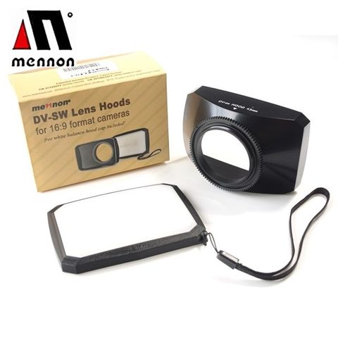 Mennon 美儂 攝影機鏡頭遮光罩DVsw-43即DVsn-43w(寬型16:9方形)DV太陽罩lens hood