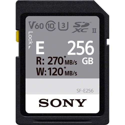 SONY 索尼   SF-E256 記憶卡【256GB/UHS-II/R270/W120】公司貨