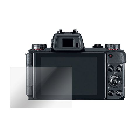 買鋼化玻璃貼送高清保護貼For Canon PowerShot G5 X Kamera 9H鋼化玻璃保護貼