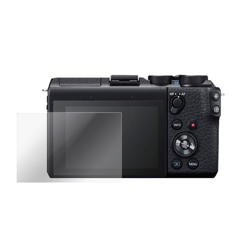 買鋼化玻璃貼送高清保護貼For Canon EOS M6 Mark II Kamera 9H鋼化玻璃保護貼