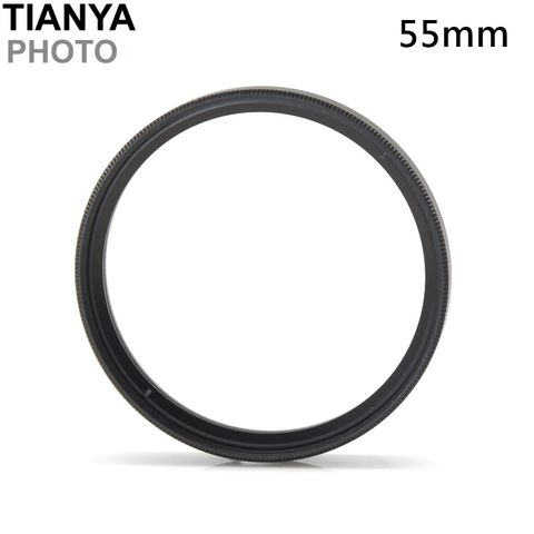 Tianya 天涯 鏡頭保護鏡55mm保護鏡55mm濾鏡uv濾鏡(口徑:55mm;無鍍膜/玻璃+鋁圈)料號T0P55