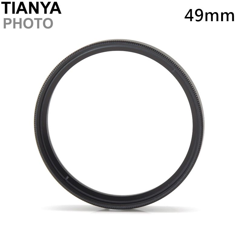 Tianya 天涯 鏡頭保護鏡49mm保護鏡49mm濾鏡uv濾鏡(口徑:49mm;無鍍膜/玻璃+鋁圈)料號T0P49