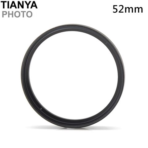 Tianya 天涯 鏡頭保護鏡52mm保護鏡52mm濾鏡uv濾鏡(口徑:52mm;無鍍膜/玻璃+鋁圈)料號T0P52