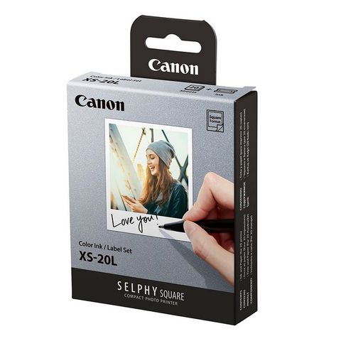 適用Canon QX10★是回憶也是貼紙Canon XS-20L 相印紙 公司貨 一盒/20入