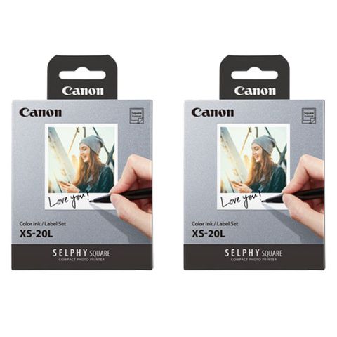 適用Canon QX10★是回憶也是貼紙Canon XS-20L 相印紙 公司貨 二盒/40入