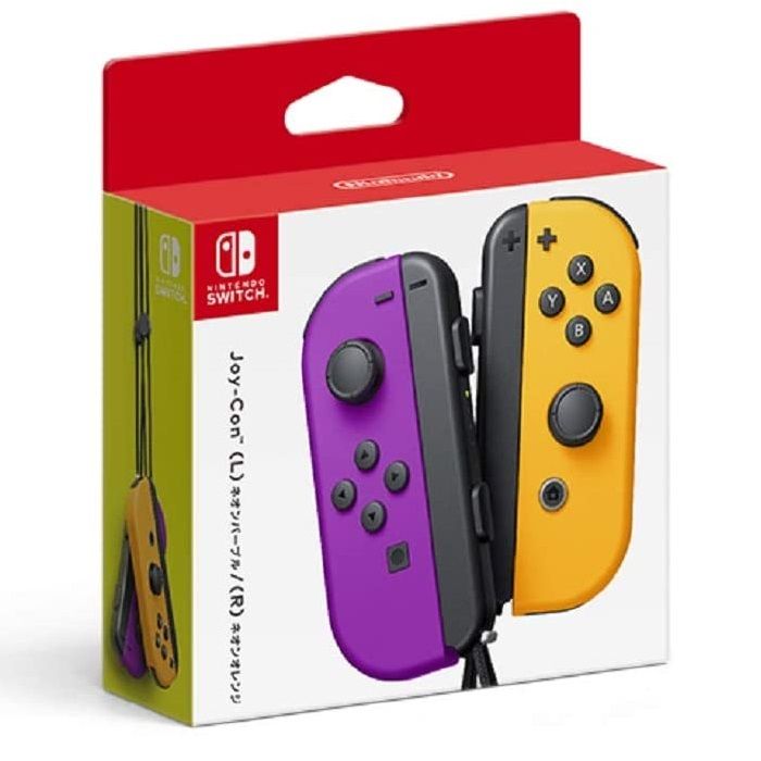 Nintendo 任天堂  Switch Joy-Con (紫橘色)原廠左右手把