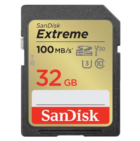 SanDisk 32GB SDHC Extreme UHS-I 100MB/s C10 U3 4K 記憶卡