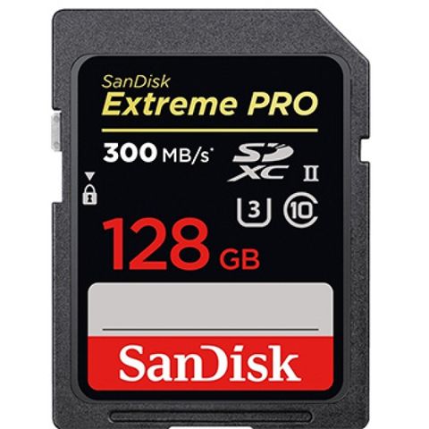 SanDisk 128GB 128G SDXC Extreme Pro 300MB/s SD V90 8K UHS-IISD SDSDXDK-128G相機記憶卡