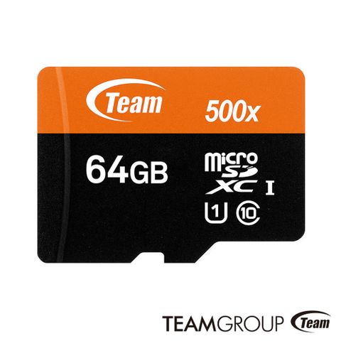 Team 十銓 64GB 100MB/s UHS-I microSDXC 記憶卡