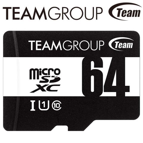 Team 十銓 64GB 100MB/s UHS-I microSDXC 記憶卡