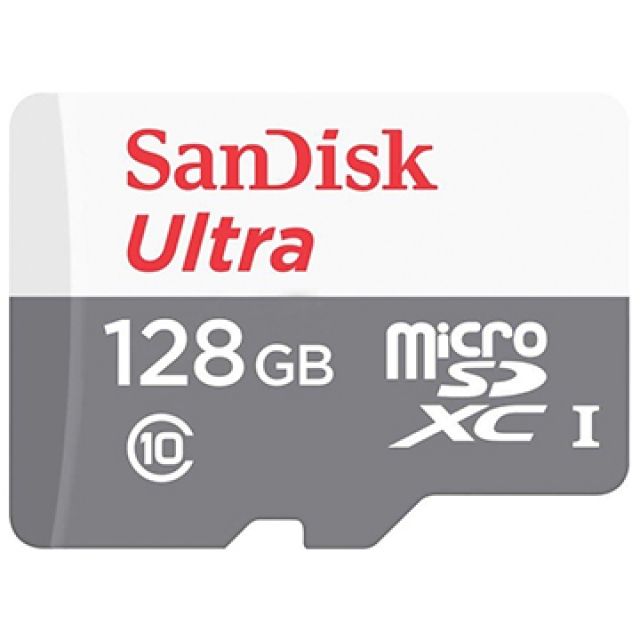 SanDisk 晟碟  128GB 128G 【Ultra 100MB/s 灰】Ultra microSDXC UHS-I C10 SDSQUR-128G 手機記憶卡