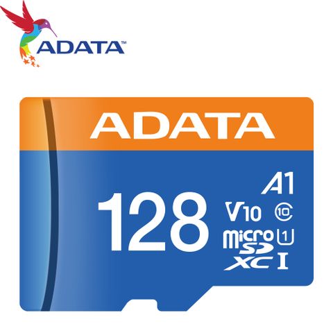 威剛 ADATA 128GB microSDXC Class10 - 附SD轉卡