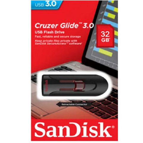 SanDisk 晟碟 32GB Cruzer Glide【SDCZ600-032G】CZ600 USB 3.0 高速隨身碟 超值3入組