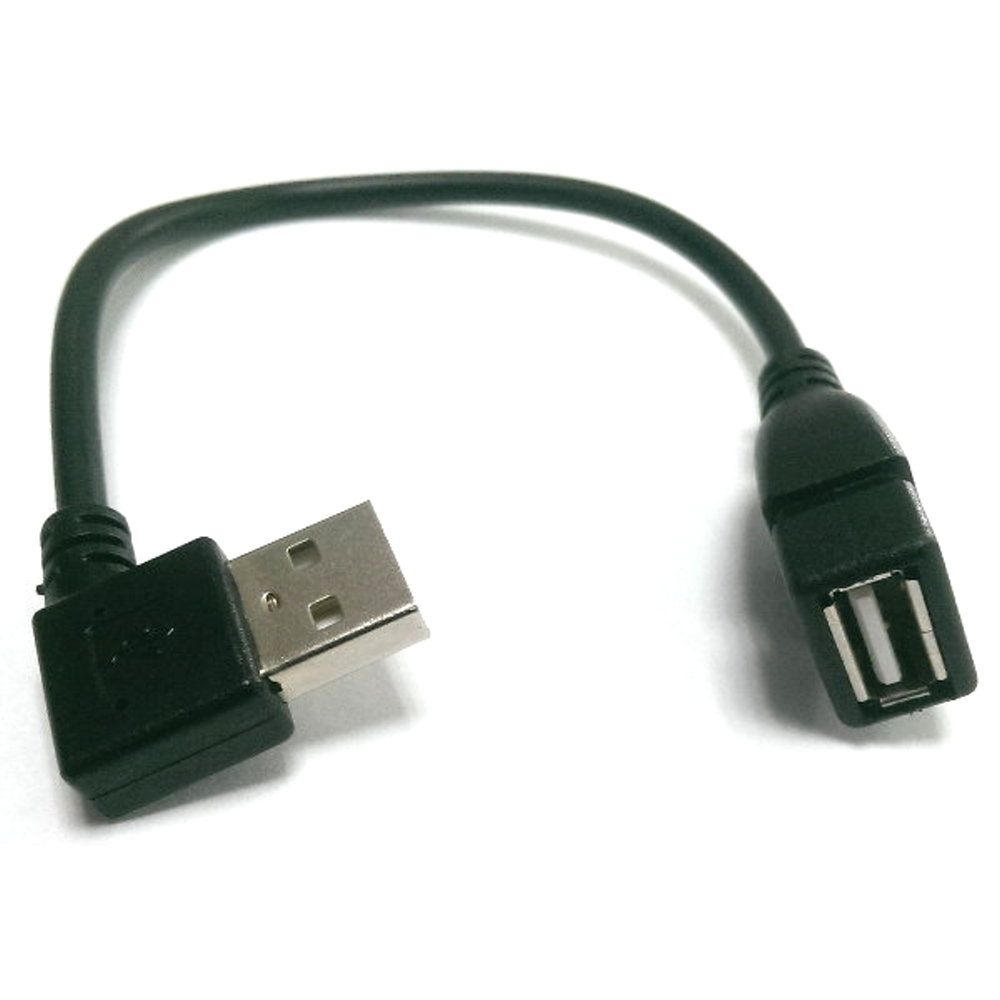  直角 90度 USB 延長線