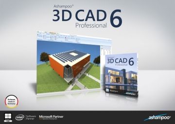 Ashampoo 3D CAD Professional 6 - 全功能製圖/繪圖軟體 (下載版)現代、有效與創意，是完美的 CAD 解決方案