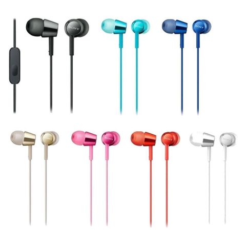 【南紡購物中心】 SONY MDR-EX155AP 入耳式耳機 支援全系列智慧手機