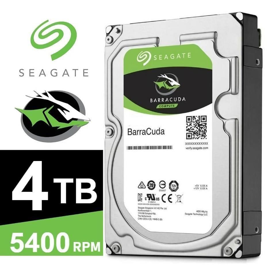 Seagate【BarraCuda】新梭魚4TB 3.5吋桌上型硬碟(ST4000DM004