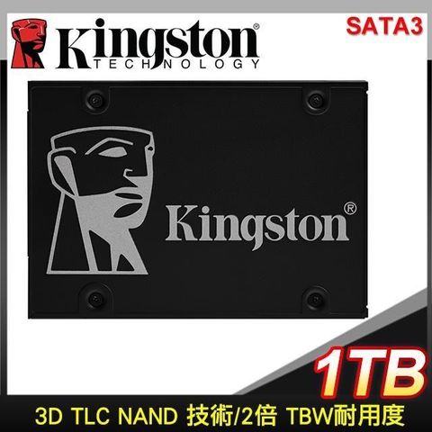 【南紡購物中心】 Kingston 金士頓 KC600 1TB 2.5吋 SATA SSD【五年保】SKC600/1024G
