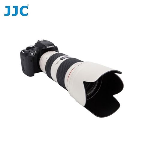 【南紡購物中心】 JJC副廠Canon遮光罩LH-87(W)(白色)相容ET-87適第3代EF 70-200mm F2.8L II IS USM小白
