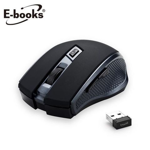 【南紡購物中心】 E-books M50 六鍵式超靜音無線滑鼠
