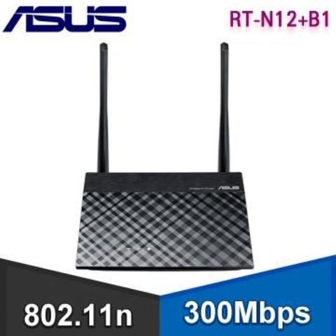 【南紡購物中心】ASUS 華碩 RT-N12+ B1 Wireless-N300 無線分享器