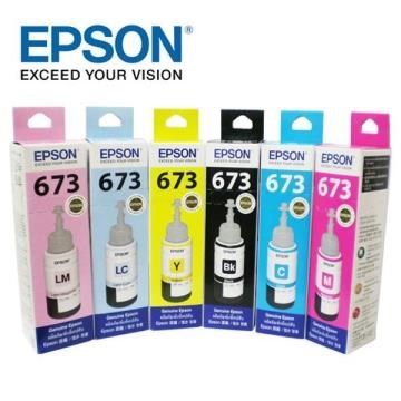 EPSON 愛普生 【南紡購物中心】  T673 六色一組 原廠墨水