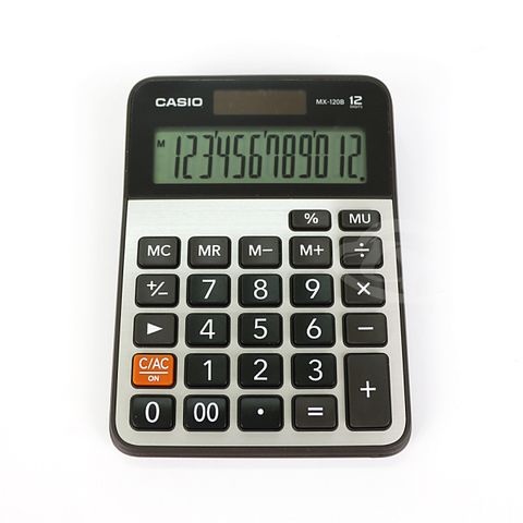 CASIO 卡西歐 (銀風)簡約商用計算機