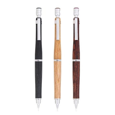 日本PILOT百樂木頭自動鉛筆S20-HPS-2SK木紋自動鉛筆木製繪圖筆0.5mm木頭自動筆木頭筆木紋製圖鉛筆